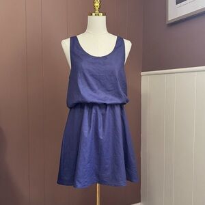 NWT THML Satin Scoopneck Sleeveless Mini Dress